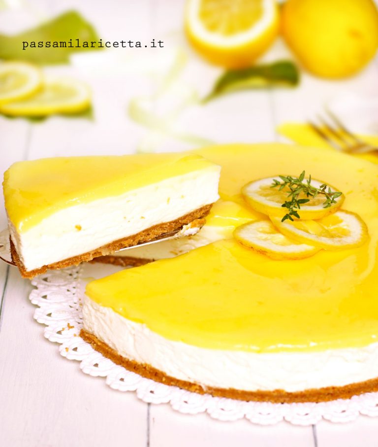 Cheesecake Al Limone Senza Cottura Passami La Ricetta